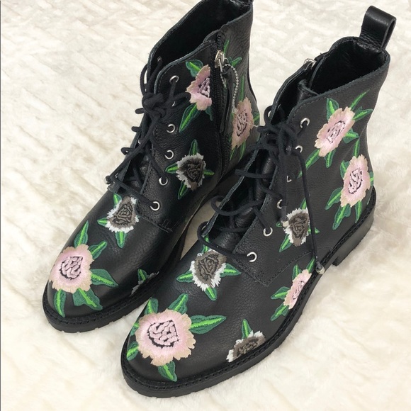 Rebecca Minkoff Gerry Embroidered LeatherBoots - Picture 4 of 8
